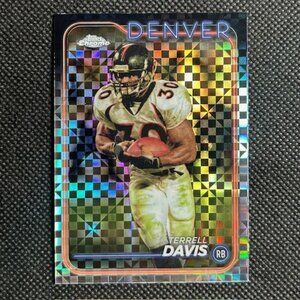 2024 Chrome X-Fractor #60 Terrell Davis Broncos HOF